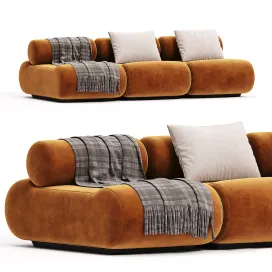 Mustard Klaus Uredat Corbi Trio Sofa For COR
